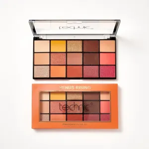 Technic 15 Color Pressed Pigment Eyeshadow Palette - Venus Rising